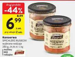 Intermarche Konserwa SPICHLERZ RUSIECKI wybrane rodzaje oferta