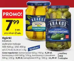 Intermarche Ogórki Krakus oferta