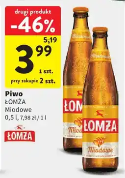 Intermarche Piwo Łomża Miodowe oferta