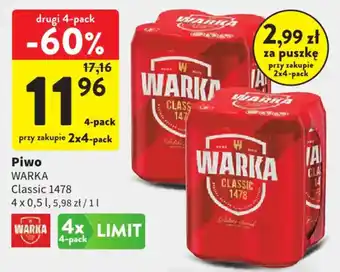 Piwo WARKA Classic 1478