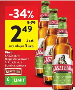 Intermarche Piwo Kasztelan Niepasteryzowane oferta