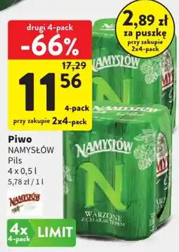 Intermarche Piwo NAMYSŁÓW Pils oferta