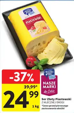 Intermarche Ser Złoty Piastowski z Mlecznej Drogi oferta