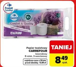 Globi Papier toaletowy lawendowy Carrefour Essential oferta
