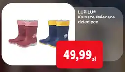 Lidl Kalosze świecące dziecięce LUPILU oferta