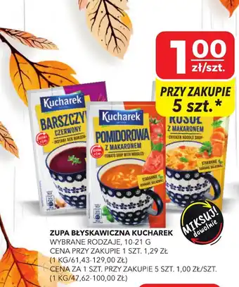 Zupa błyskawiczna Kucharek
