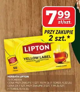 Top Market Herbata Lipton Yellow Label oferta