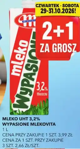 Top Market Mleko UHT 3,2% Wypasione Mlekovita oferta