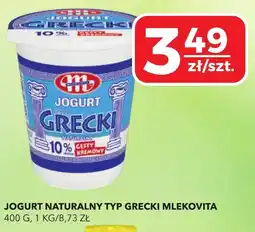 Top Market Jogurt Naturalny Typ Grecki Mlekovita oferta
