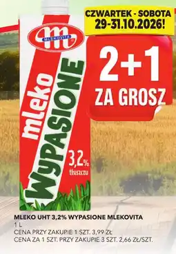 Top Market Mleko UHT 3,2% Wypasione Mlekovita oferta