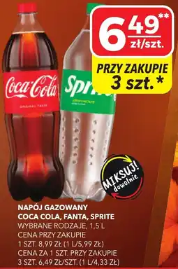 Top Market Napój gazowany Coca Cola, Fanta, Sprite oferta