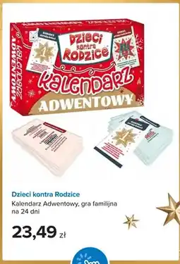 Smyk Kalendarz Adwentowy gra familijna na 24 dni Dzieci kontra Rodzice oferta