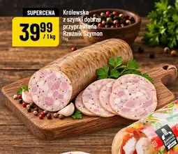 Polomarket Królewska z szynki dobrze przyprawiona Rzeźnik Szymon oferta
