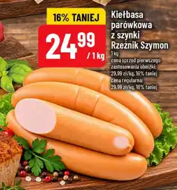 Polomarket Kiełbasa parówkowa z szynki Rzeźnik Szymon oferta