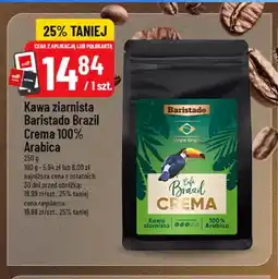 Polomarket Kawa ziarnista Baristado Brazil Crema 100% Arabica oferta
