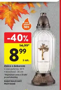 Intermarche Znicz z dekorem oferta