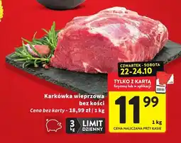 Intermarche Karkówka wieprzowa bez kości oferta
