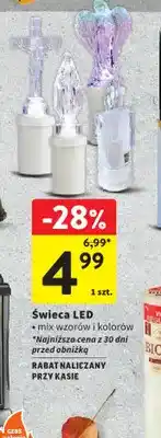 Intermarche Świeca LED oferta