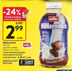 Intermarche Napój mleczny Müllermilch Müller oferta