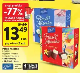 Intermarche Ptasie Mleczko waniliowe E.Wedel oferta
