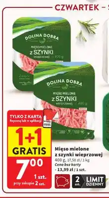 Intermarche Mięso mielone z szynki wieprzowej Dolina Dobra oferta