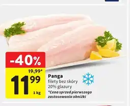 Intermarche Panga filety bez skóry 20% glazury oferta