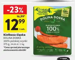Intermarche Kiełbasa śląska 100% polskiej szynki Dolina Dobra oferta