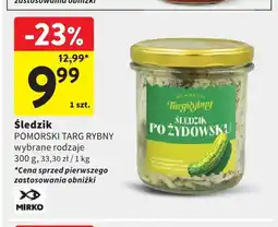 Intermarche Śledzik Pomorski Targ Rybny oferta