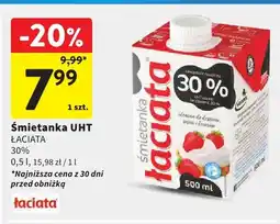 Intermarche Śmietanka UHT Łaciata 30% oferta