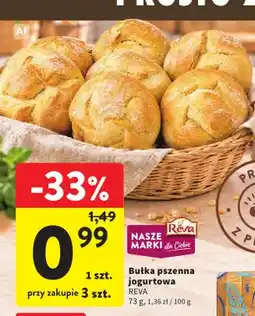 Intermarche Bułka pszenna jogurtowa Reva oferta