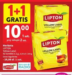 Intermarche Herbata Lipton Yellow Label oferta