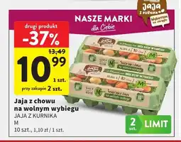 Intermarche Jajka kurze z chowu na wolnym wybiegu M z Kurnika oferta