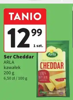 Intermarche Ser cheddar w kawałku Arla oferta