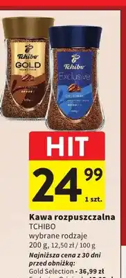 Intermarche Kawa rozpuszczalna Tchibo Gold Selection oferta