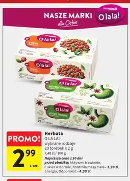 Intermarche Herbata Energia O la la! oferta