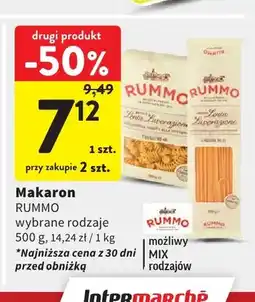Intermarche Makaron fusilli Rummo oferta
