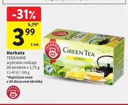 Intermarche Herbata Teekanne Green Tea Lemon oferta