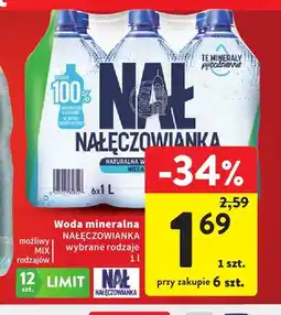 Intermarche Woda mineralna Nałęczowianka oferta
