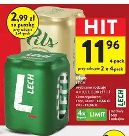 Intermarche Piwo Lech 4-pak oferta