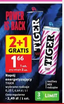 Intermarche Napój energetyzujący Tiger oferta