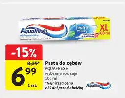 Intermarche Pasta do zębów Aquafresh oferta