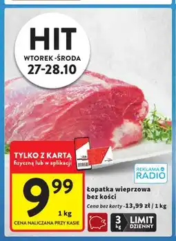 Intermarche Łopatka wieprzowa bez kości oferta