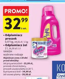 Intermarche Odplamiacz proszek Vanish oferta