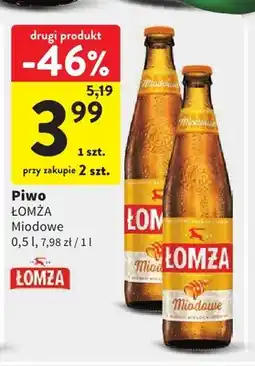 Intermarche Piwo Łomża Miodowe oferta