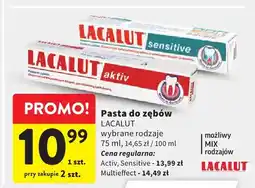 Intermarche Pasta do zębów Lacalut aktiv oferta