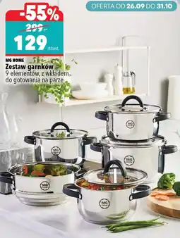 Biedronka Zestaw garnków MG Home oferta
