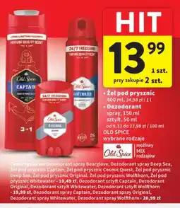 Intermarche Żel pod prysznic Captain Old Spice oferta