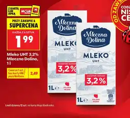 Biedronka Mleko Mleczna Dolina oferta