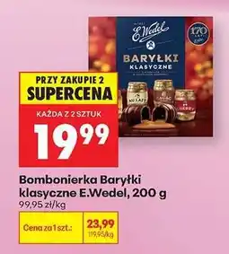 Biedronka Bombonierka Baryłki klasyczne E.Wedel, 200 g oferta