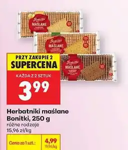 Biedronka Herbatniki maślane Bonitki , 250 g oferta